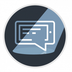 live chat icon spotlight